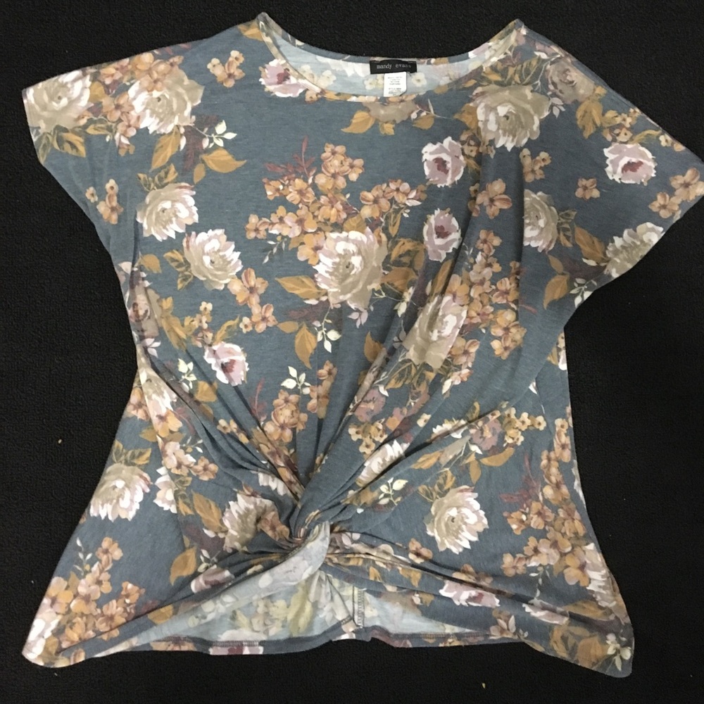 Women’s Plus Size Tied Knot Summer Top 2X